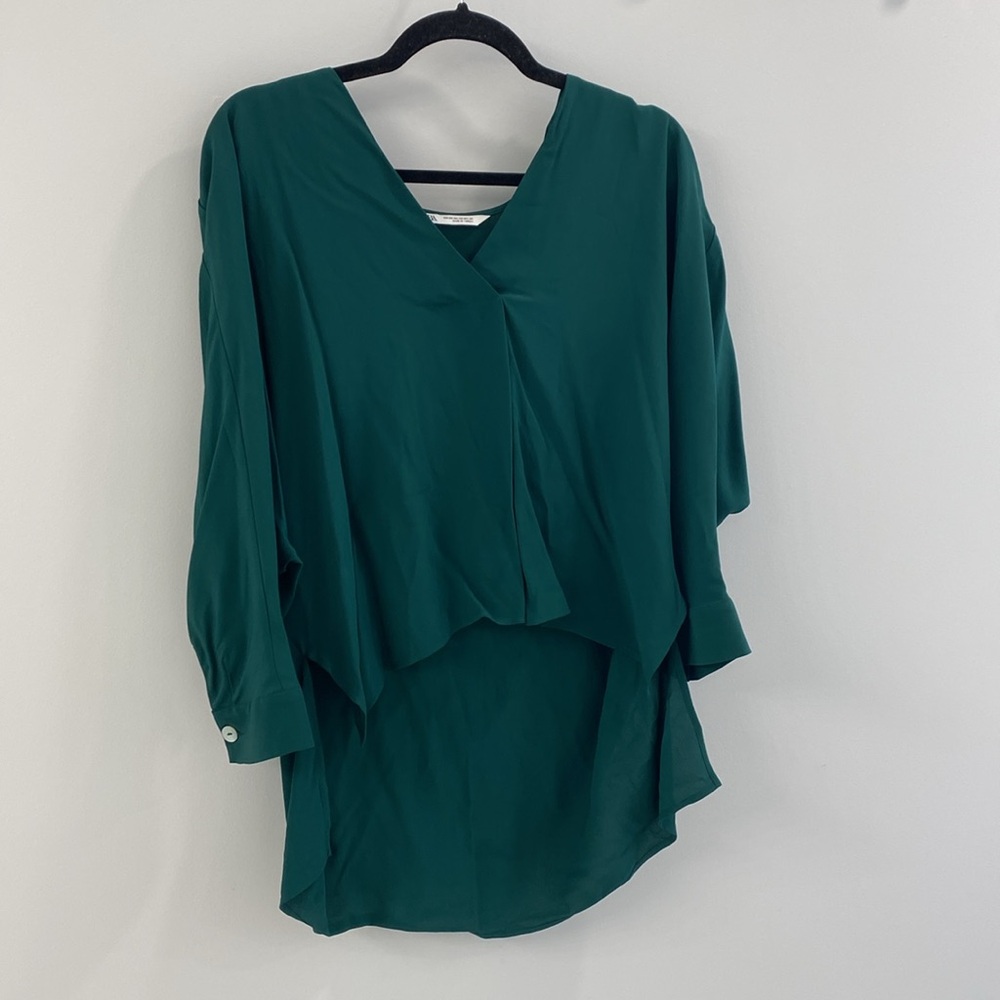 Zara Green Blouse - XS